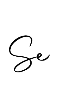 Use a signature maker to create a handwritten signature online. With this signature software, you can design (Autography-DOLnW) your own signature for name Se. Se signature style 10 images and pictures png