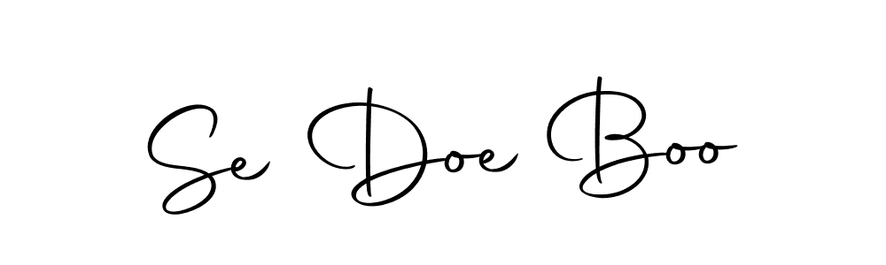 Make a beautiful signature design for name Se Doe Boo. With this signature (Autography-DOLnW) style, you can create a handwritten signature for free. Se Doe Boo signature style 10 images and pictures png