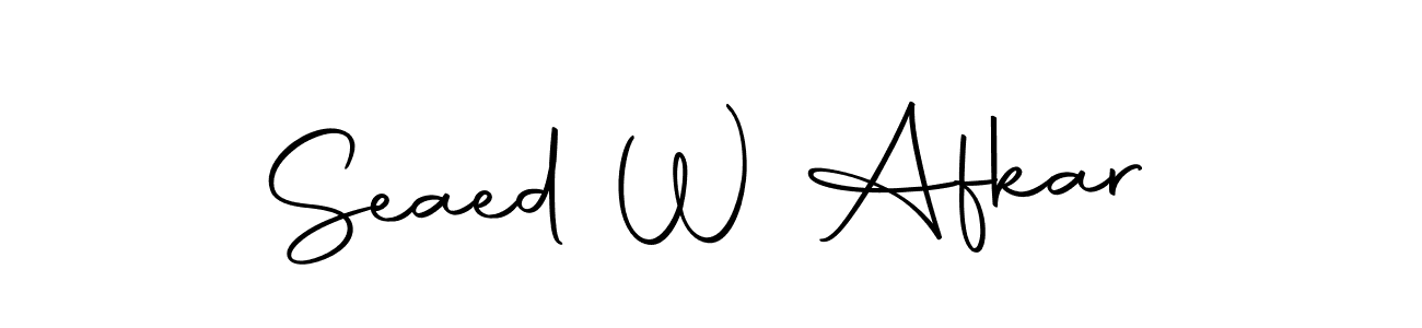 Create a beautiful signature design for name Seaed W Afkar. With this signature (Autography-DOLnW) fonts, you can make a handwritten signature for free. Seaed W Afkar signature style 10 images and pictures png