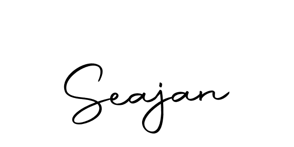 You should practise on your own different ways (Autography-DOLnW) to write your name (Seajan) in signature. don't let someone else do it for you. Seajan signature style 10 images and pictures png