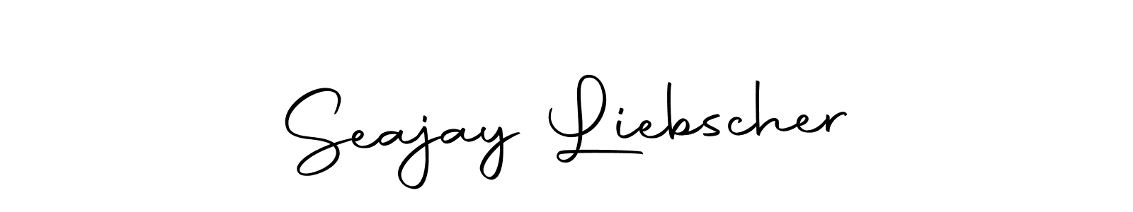 How to make Seajay Liebscher signature? Autography-DOLnW is a professional autograph style. Create handwritten signature for Seajay Liebscher name. Seajay Liebscher signature style 10 images and pictures png