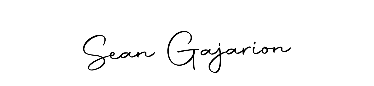 How to make Sean Gajarion name signature. Use Autography-DOLnW style for creating short signs online. This is the latest handwritten sign. Sean Gajarion signature style 10 images and pictures png