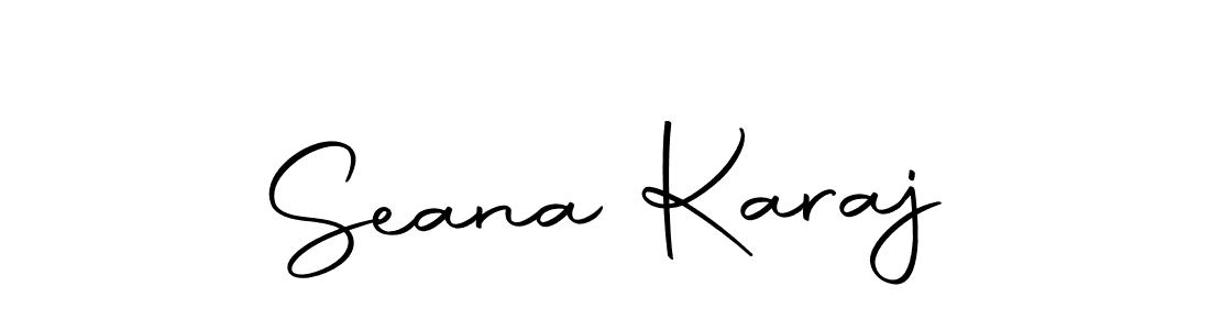 Create a beautiful signature design for name Seana Karaj. With this signature (Autography-DOLnW) fonts, you can make a handwritten signature for free. Seana Karaj signature style 10 images and pictures png