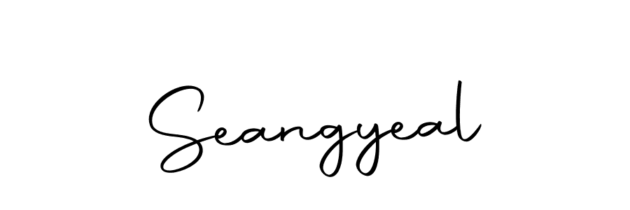 Here are the top 10 professional signature styles for the name Seangyeal. These are the best autograph styles you can use for your name. Seangyeal signature style 10 images and pictures png