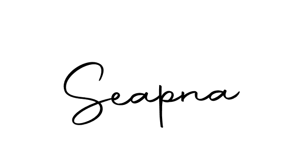 Use a signature maker to create a handwritten signature online. With this signature software, you can design (Autography-DOLnW) your own signature for name Seapna. Seapna signature style 10 images and pictures png