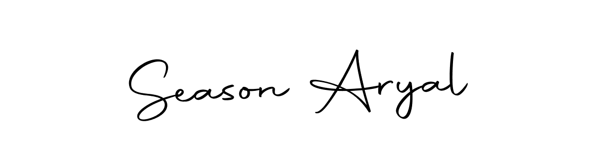 Also we have Season Aryal name is the best signature style. Create professional handwritten signature collection using Autography-DOLnW autograph style. Season Aryal signature style 10 images and pictures png