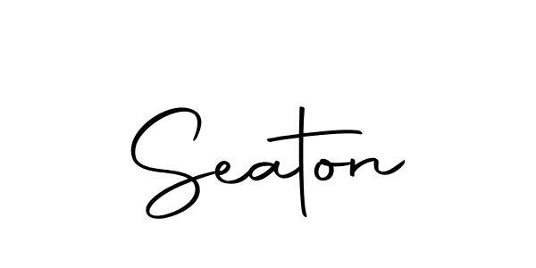 Seaton stylish signature style. Best Handwritten Sign (Autography-DOLnW) for my name. Handwritten Signature Collection Ideas for my name Seaton. Seaton signature style 10 images and pictures png