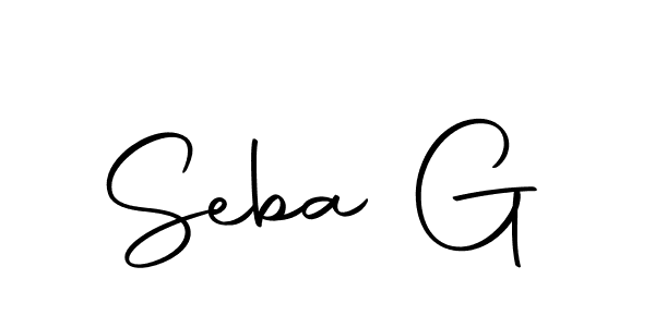 Create a beautiful signature design for name Seba G. With this signature (Autography-DOLnW) fonts, you can make a handwritten signature for free. Seba G signature style 10 images and pictures png