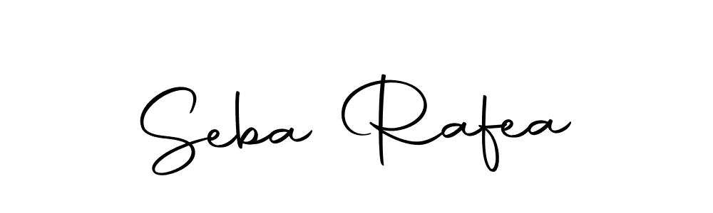 How to make Seba Rafea name signature. Use Autography-DOLnW style for creating short signs online. This is the latest handwritten sign. Seba Rafea signature style 10 images and pictures png