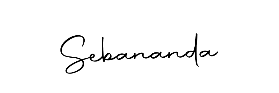 Similarly Autography-DOLnW is the best handwritten signature design. Signature creator online .You can use it as an online autograph creator for name Sebananda. Sebananda signature style 10 images and pictures png