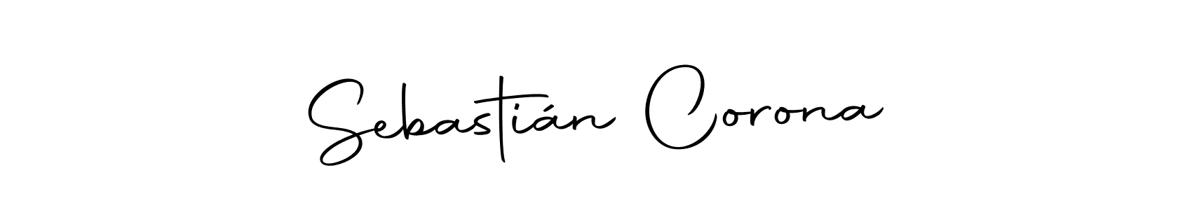 Make a beautiful signature design for name Sebastián Corona. Use this online signature maker to create a handwritten signature for free. Sebastián Corona signature style 10 images and pictures png