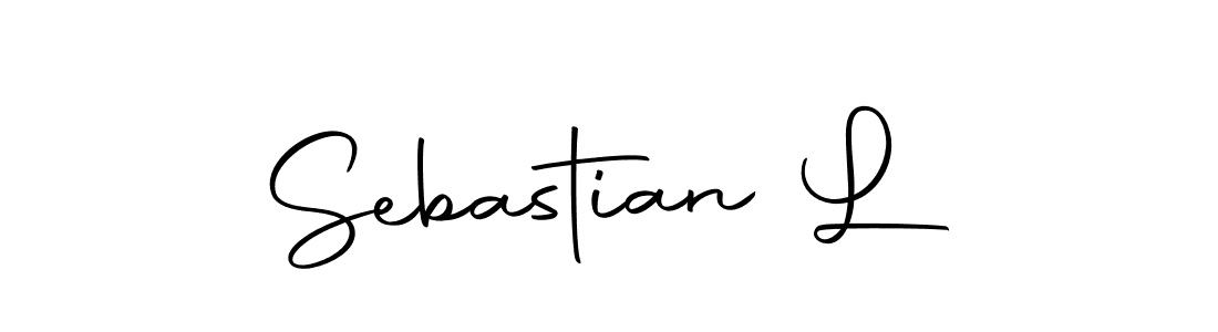 How to make Sebastian L name signature. Use Autography-DOLnW style for creating short signs online. This is the latest handwritten sign. Sebastian L signature style 10 images and pictures png