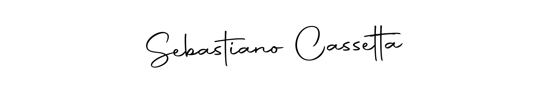Create a beautiful signature design for name Sebastiano Cassetta. With this signature (Autography-DOLnW) fonts, you can make a handwritten signature for free. Sebastiano Cassetta signature style 10 images and pictures png