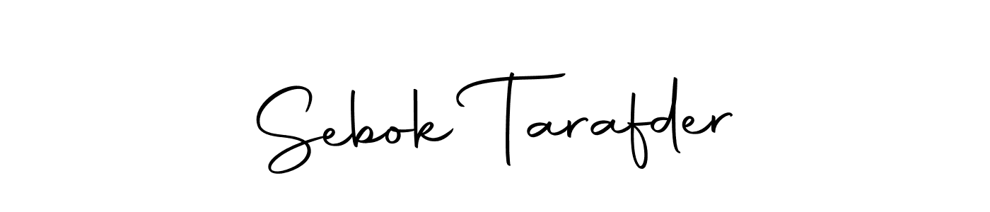 How to make Sebok Tarafder name signature. Use Autography-DOLnW style for creating short signs online. This is the latest handwritten sign. Sebok Tarafder signature style 10 images and pictures png