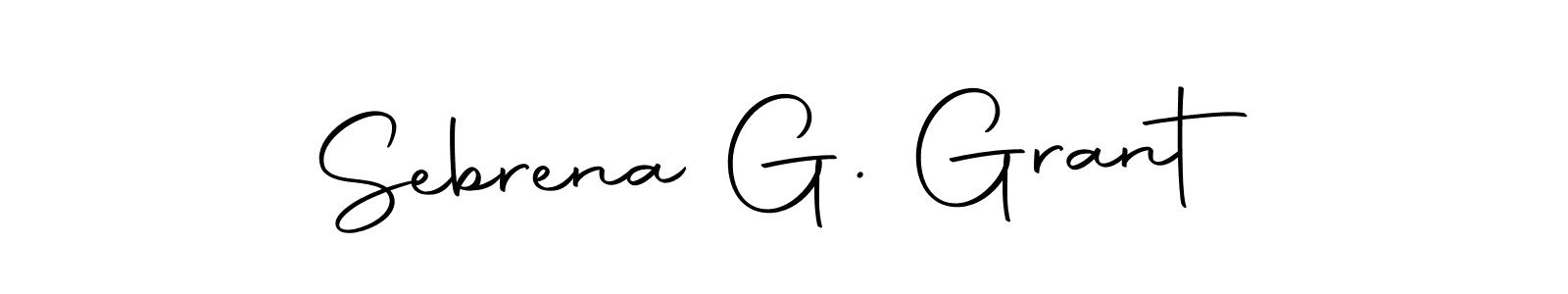 How to Draw Sebrena G. Grant signature style? Autography-DOLnW is a latest design signature styles for name Sebrena G. Grant. Sebrena G. Grant signature style 10 images and pictures png