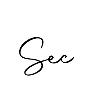 Design your own signature with our free online signature maker. With this signature software, you can create a handwritten (Autography-DOLnW) signature for name Sec. Sec signature style 10 images and pictures png