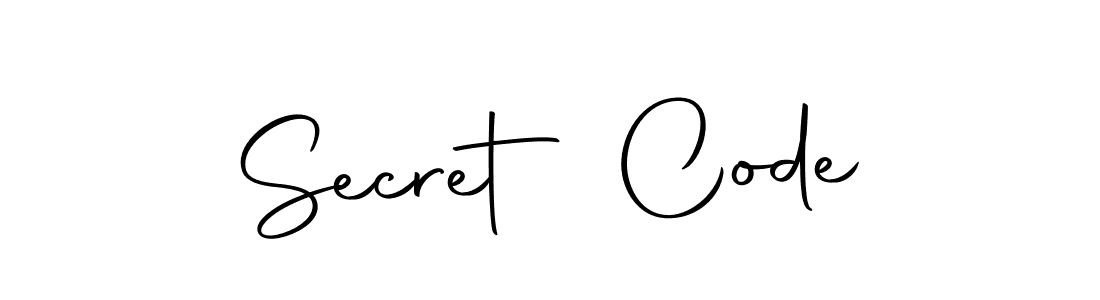 Secret Code stylish signature style. Best Handwritten Sign (Autography-DOLnW) for my name. Handwritten Signature Collection Ideas for my name Secret Code. Secret Code signature style 10 images and pictures png