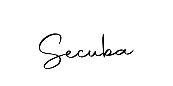Make a beautiful signature design for name Secuba. With this signature (Autography-DOLnW) style, you can create a handwritten signature for free. Secuba signature style 10 images and pictures png