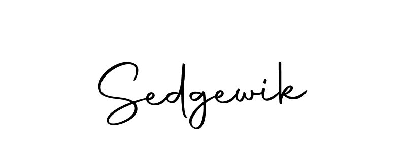 Create a beautiful signature design for name Sedgewik. With this signature (Autography-DOLnW) fonts, you can make a handwritten signature for free. Sedgewik signature style 10 images and pictures png