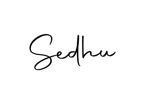 How to make Sedhu signature? Autography-DOLnW is a professional autograph style. Create handwritten signature for Sedhu name. Sedhu signature style 10 images and pictures png
