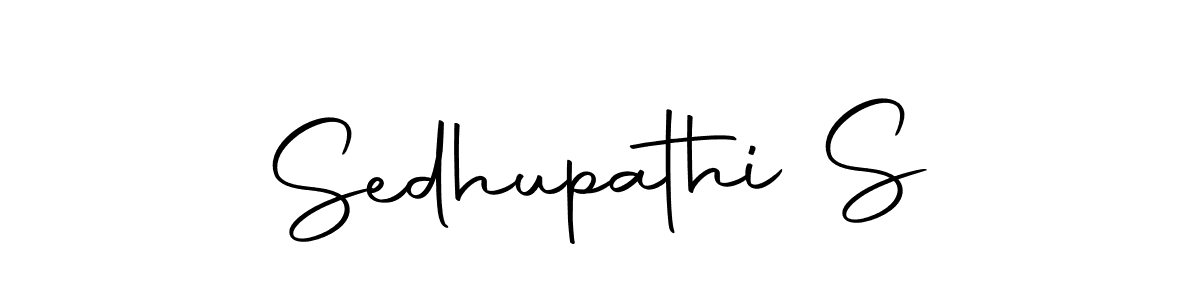 Use a signature maker to create a handwritten signature online. With this signature software, you can design (Autography-DOLnW) your own signature for name Sedhupathi S. Sedhupathi S signature style 10 images and pictures png
