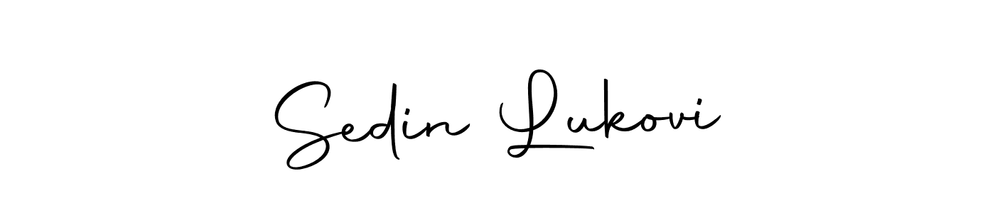 Create a beautiful signature design for name Sedin Luković. With this signature (Autography-DOLnW) fonts, you can make a handwritten signature for free. Sedin Luković signature style 10 images and pictures png