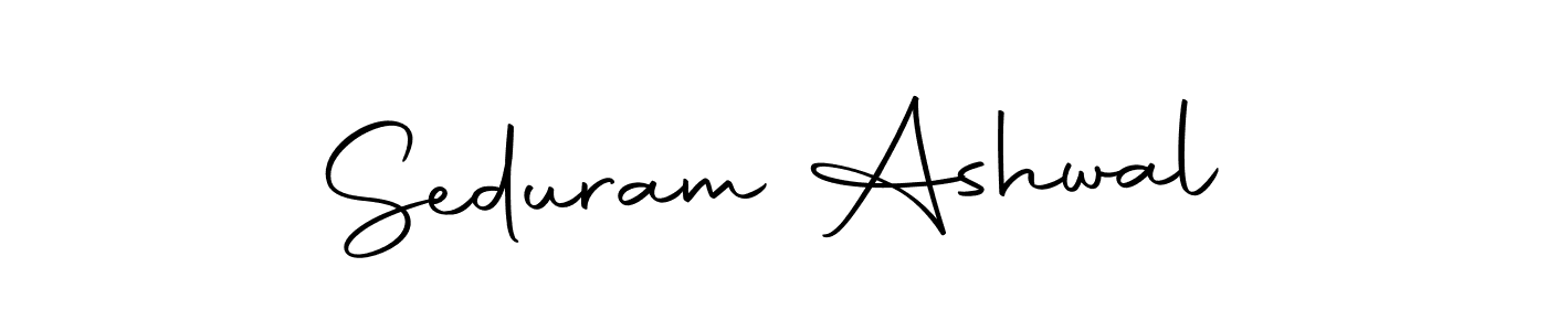 You should practise on your own different ways (Autography-DOLnW) to write your name (Seduram Ashwal) in signature. don't let someone else do it for you. Seduram Ashwal signature style 10 images and pictures png