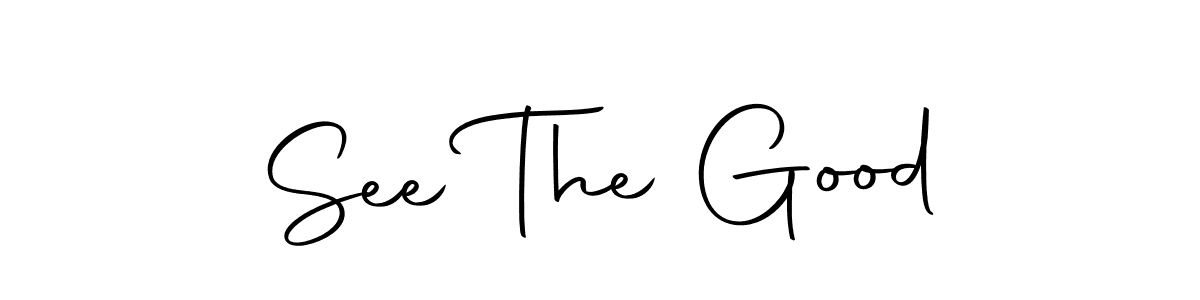 Make a beautiful signature design for name See The Good. With this signature (Autography-DOLnW) style, you can create a handwritten signature for free. See The Good signature style 10 images and pictures png