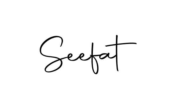 It looks lik you need a new signature style for name Seefat. Design unique handwritten (Autography-DOLnW) signature with our free signature maker in just a few clicks. Seefat signature style 10 images and pictures png