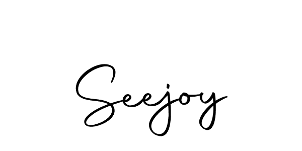 Create a beautiful signature design for name Seejoy. With this signature (Autography-DOLnW) fonts, you can make a handwritten signature for free. Seejoy signature style 10 images and pictures png