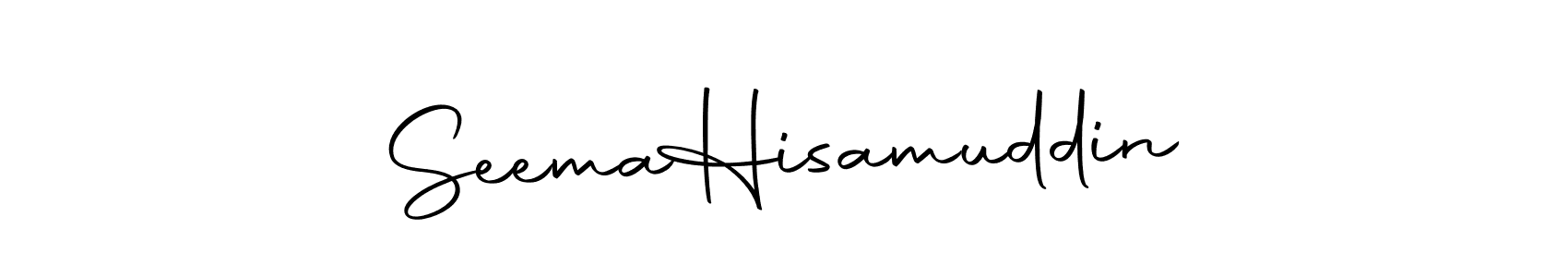 Similarly Autography-DOLnW is the best handwritten signature design. Signature creator online .You can use it as an online autograph creator for name Seema  Hisamuddin. Seema  Hisamuddin signature style 10 images and pictures png