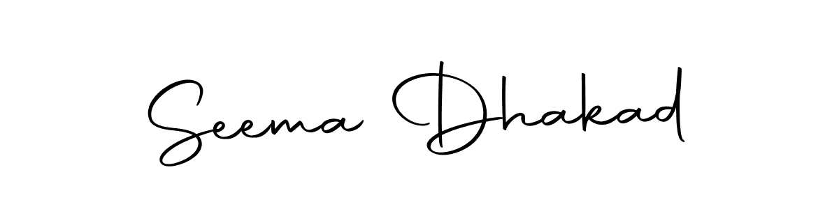 You can use this online signature creator to create a handwritten signature for the name Seema Dhakad. This is the best online autograph maker. Seema Dhakad signature style 10 images and pictures png