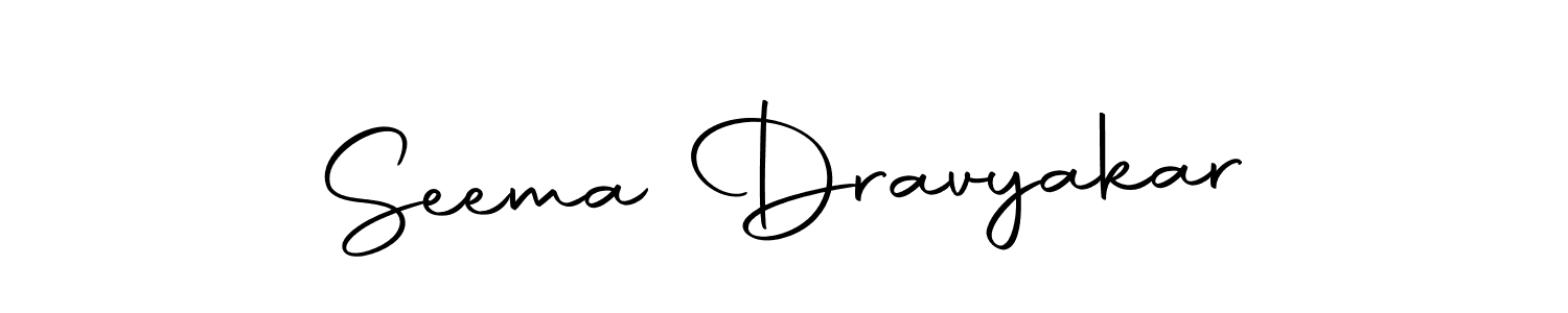 It looks lik you need a new signature style for name Seema Dravyakar. Design unique handwritten (Autography-DOLnW) signature with our free signature maker in just a few clicks. Seema Dravyakar signature style 10 images and pictures png