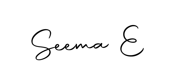 Make a short Seema E signature style. Manage your documents anywhere anytime using Autography-DOLnW. Create and add eSignatures, submit forms, share and send files easily. Seema E signature style 10 images and pictures png