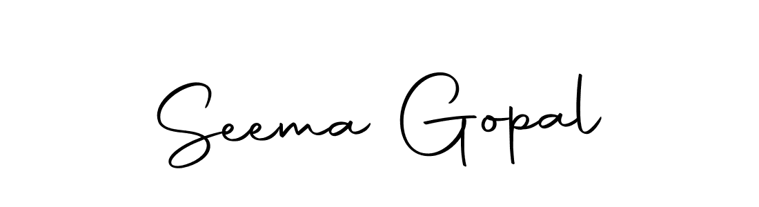Seema Gopal stylish signature style. Best Handwritten Sign (Autography-DOLnW) for my name. Handwritten Signature Collection Ideas for my name Seema Gopal. Seema Gopal signature style 10 images and pictures png