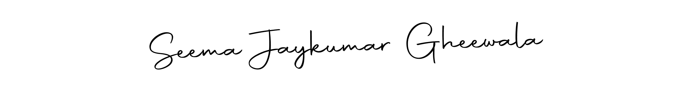 Seema Jaykumar Gheewala stylish signature style. Best Handwritten Sign (Autography-DOLnW) for my name. Handwritten Signature Collection Ideas for my name Seema Jaykumar Gheewala. Seema Jaykumar Gheewala signature style 10 images and pictures png