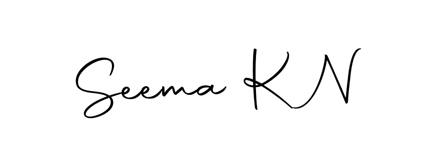 Make a beautiful signature design for name Seema K N. Use this online signature maker to create a handwritten signature for free. Seema K N signature style 10 images and pictures png