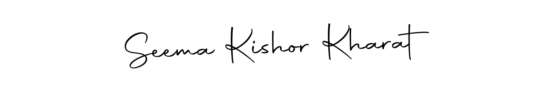 You can use this online signature creator to create a handwritten signature for the name Seema Kishor Kharat. This is the best online autograph maker. Seema Kishor Kharat signature style 10 images and pictures png
