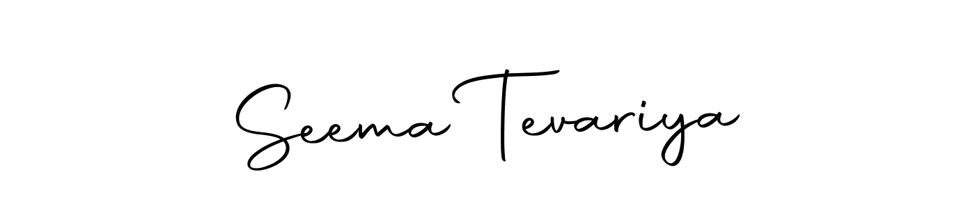 Autography-DOLnW is a professional signature style that is perfect for those who want to add a touch of class to their signature. It is also a great choice for those who want to make their signature more unique. Get Seema Tevariya name to fancy signature for free. Seema Tevariya signature style 10 images and pictures png