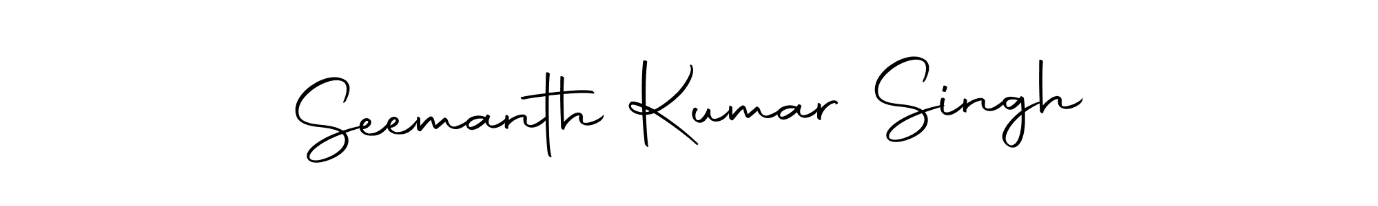 Use a signature maker to create a handwritten signature online. With this signature software, you can design (Autography-DOLnW) your own signature for name Seemanth Kumar Singh. Seemanth Kumar Singh signature style 10 images and pictures png