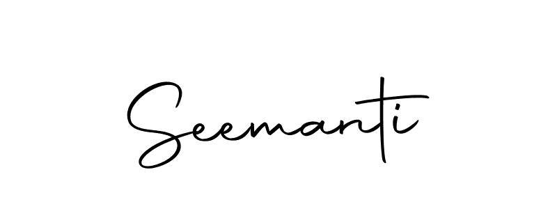 How to make Seemanti signature? Autography-DOLnW is a professional autograph style. Create handwritten signature for Seemanti name. Seemanti signature style 10 images and pictures png