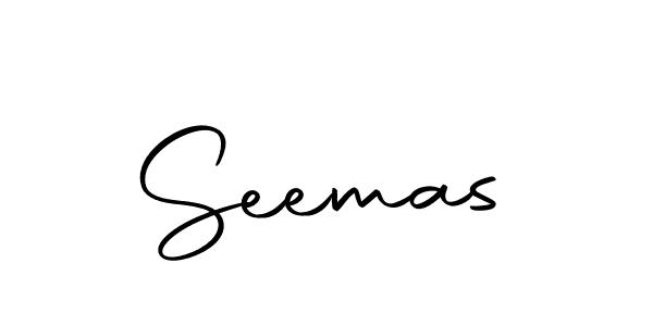 Use a signature maker to create a handwritten signature online. With this signature software, you can design (Autography-DOLnW) your own signature for name Seemas. Seemas signature style 10 images and pictures png