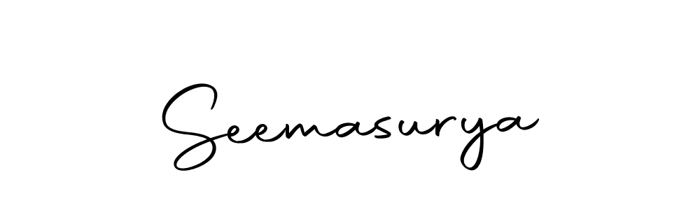 Seemasurya stylish signature style. Best Handwritten Sign (Autography-DOLnW) for my name. Handwritten Signature Collection Ideas for my name Seemasurya. Seemasurya signature style 10 images and pictures png