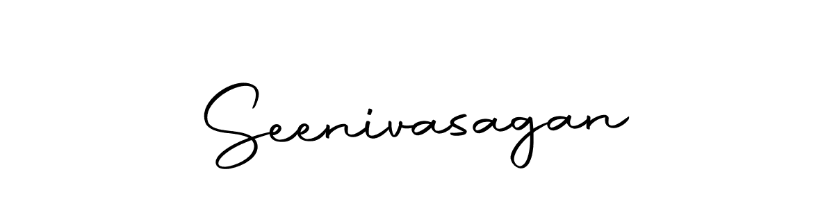 if you are searching for the best signature style for your name Seenivasagan. so please give up your signature search. here we have designed multiple signature styles  using Autography-DOLnW. Seenivasagan signature style 10 images and pictures png