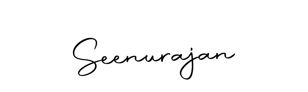 You should practise on your own different ways (Autography-DOLnW) to write your name (Seenurajan) in signature. don't let someone else do it for you. Seenurajan signature style 10 images and pictures png