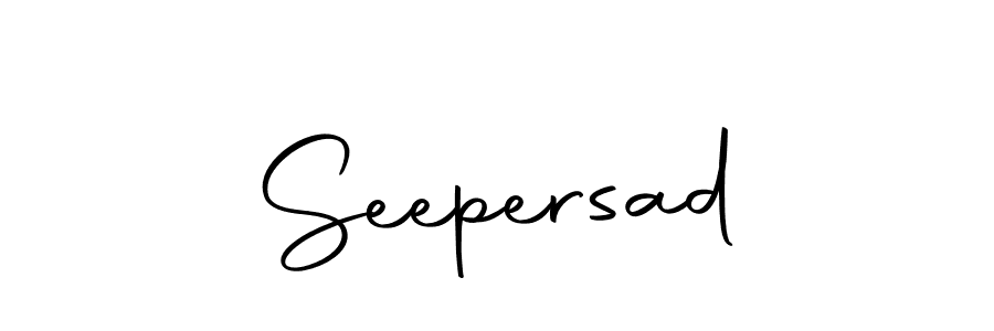 You can use this online signature creator to create a handwritten signature for the name Seepersad. This is the best online autograph maker. Seepersad signature style 10 images and pictures png