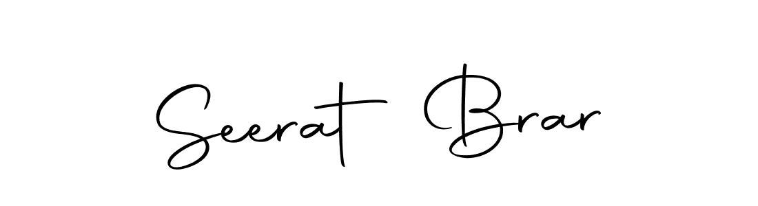 Use a signature maker to create a handwritten signature online. With this signature software, you can design (Autography-DOLnW) your own signature for name Seerat Brar. Seerat Brar signature style 10 images and pictures png