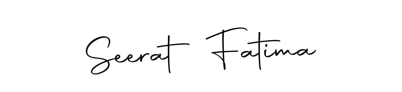 Use a signature maker to create a handwritten signature online. With this signature software, you can design (Autography-DOLnW) your own signature for name Seerat Fatima. Seerat Fatima signature style 10 images and pictures png