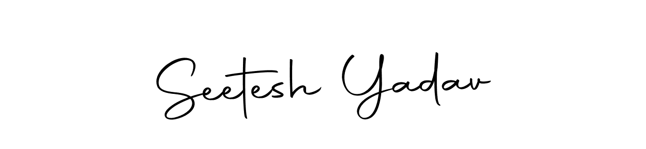 Use a signature maker to create a handwritten signature online. With this signature software, you can design (Autography-DOLnW) your own signature for name Seetesh Yadav. Seetesh Yadav signature style 10 images and pictures png
