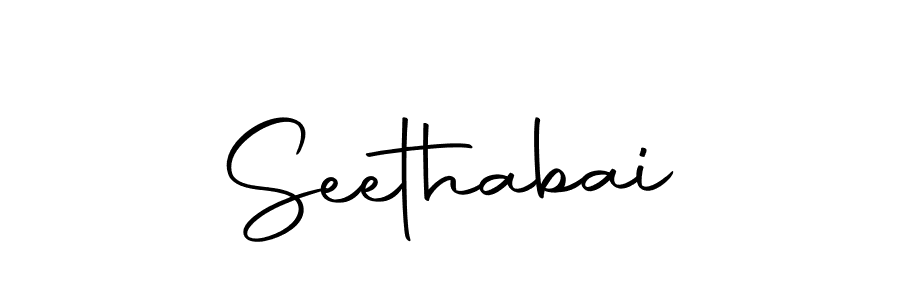 Seethabai stylish signature style. Best Handwritten Sign (Autography-DOLnW) for my name. Handwritten Signature Collection Ideas for my name Seethabai. Seethabai signature style 10 images and pictures png